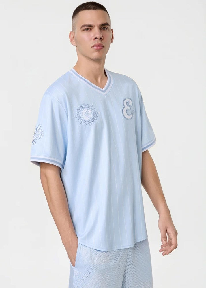 Ethika Mens Ice Paisley Baseball Jersey