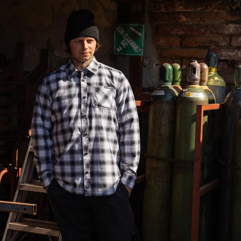 Metal Mulisha One Shot Woven Ls Shirt