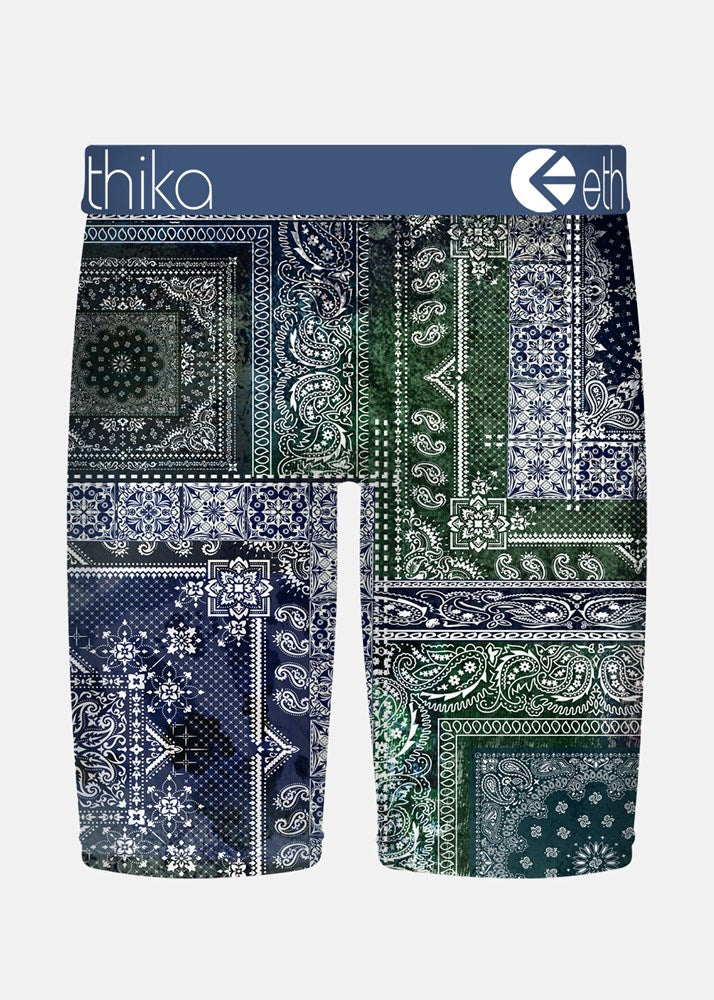 Ethika Mens Indigo Bloom Kapital Staple