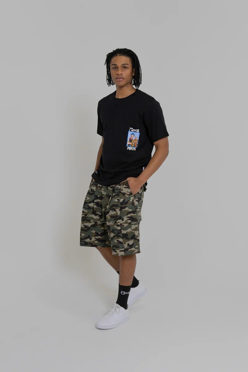 Crate X Popeye Captain Tee - Black