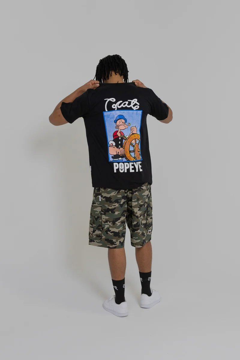 Crate X Popeye Captain Tee - Black