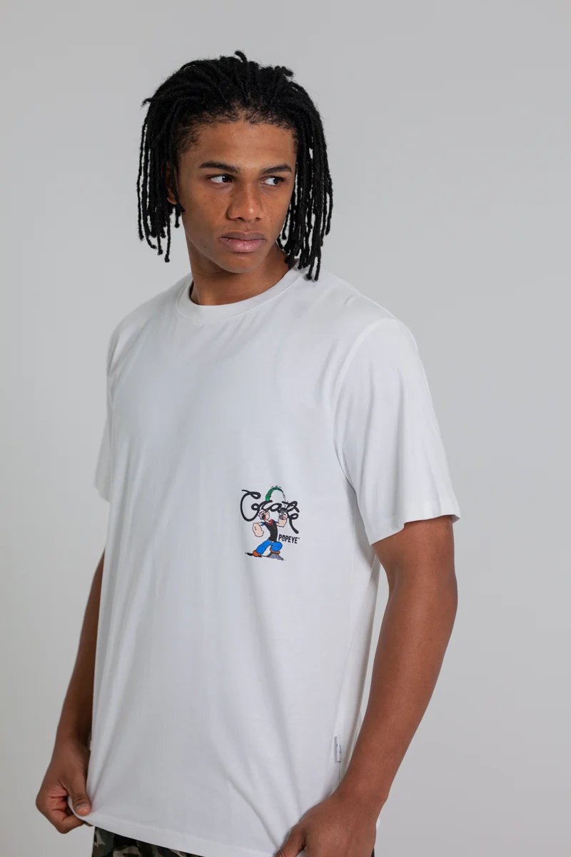 Crate X Popeye Spinach Tee - White
