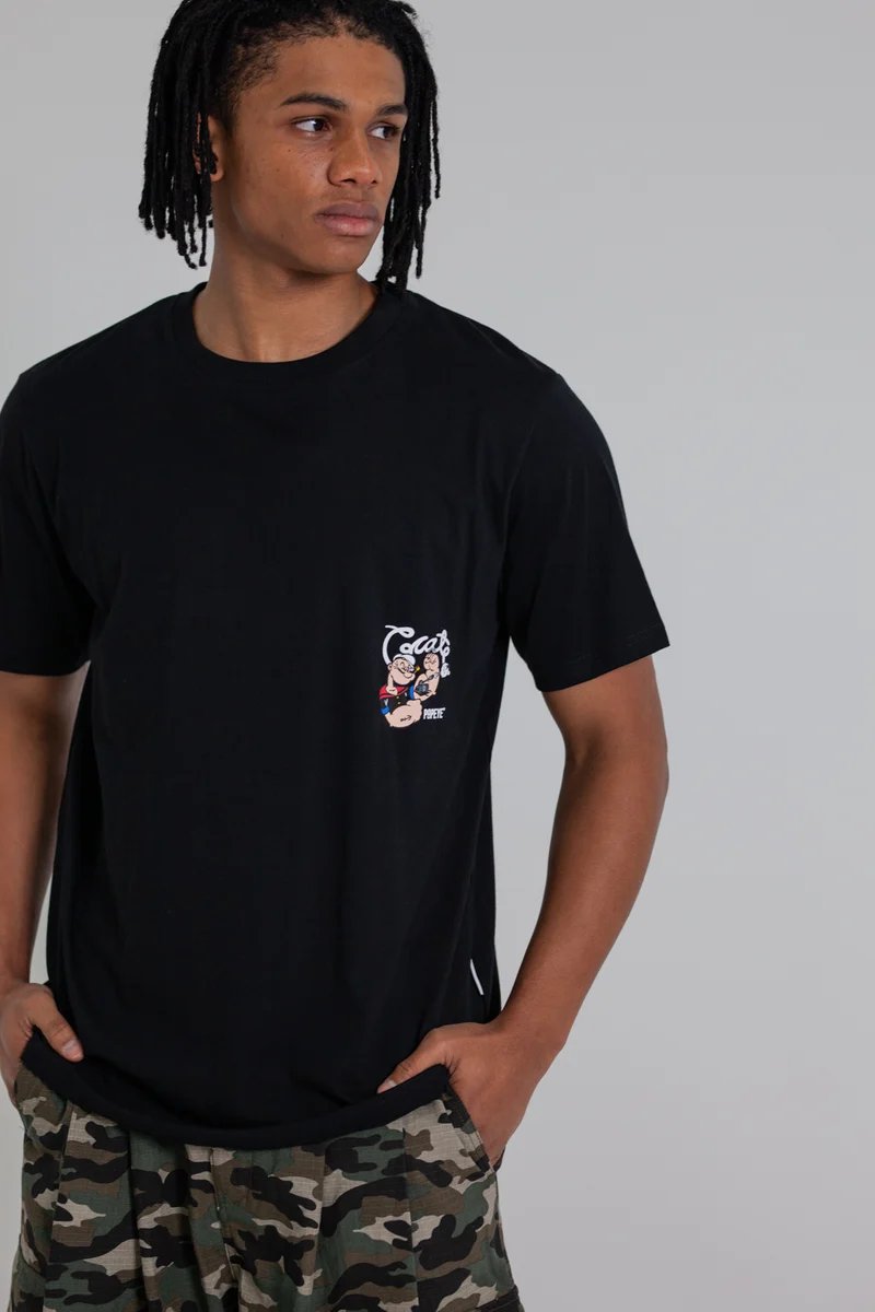 Crate X Popeye Tank Tee - Black
