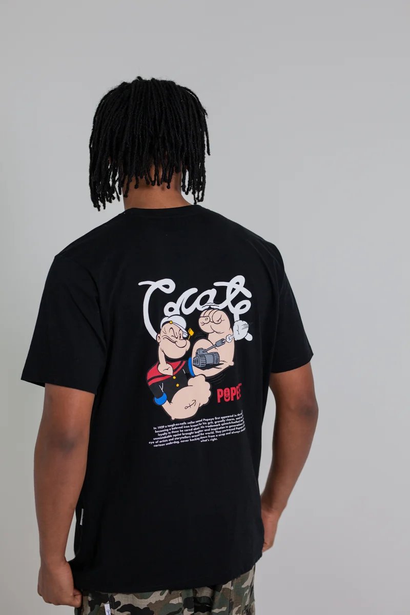 Crate X Popeye Tank Tee - Black