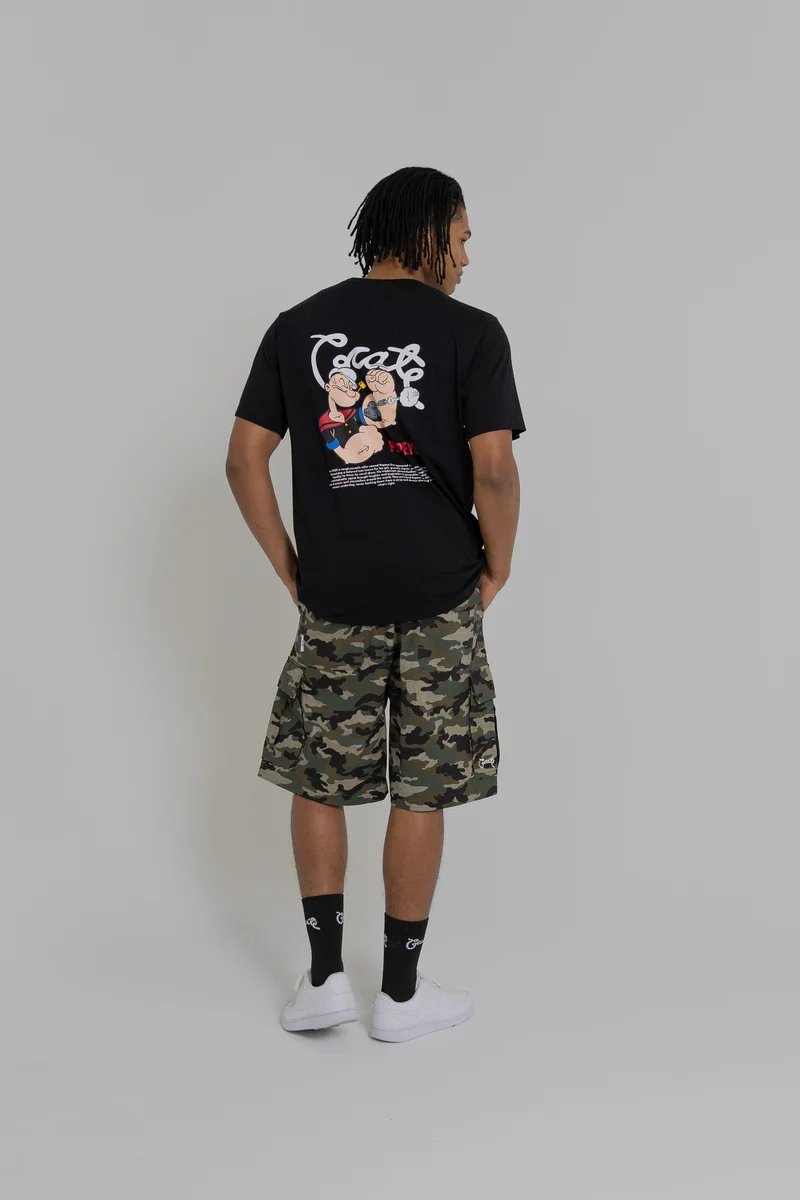 Crate X Popeye Tank Tee - Black
