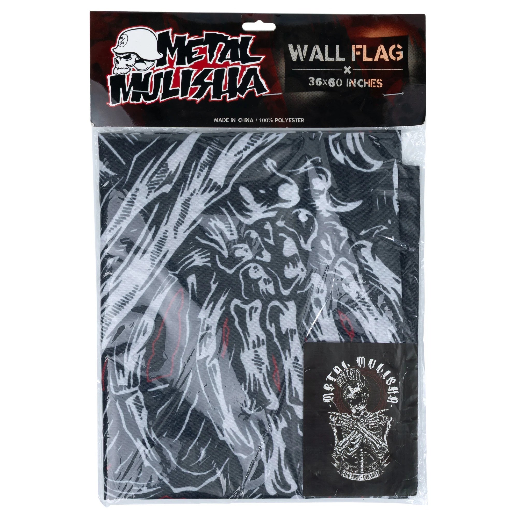 Metal Mulisha Remains Garage Flag