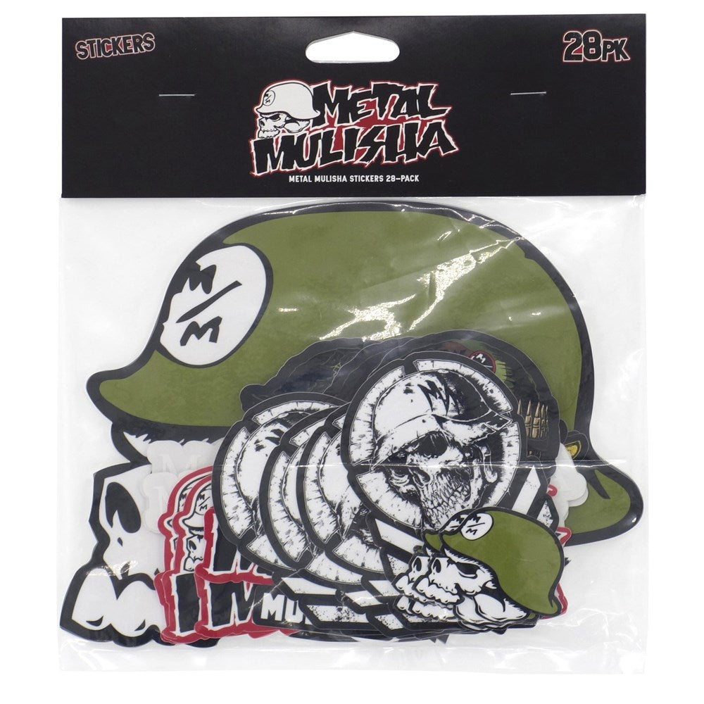 Metal Mulisha Assorted 28 Pack of Stickers