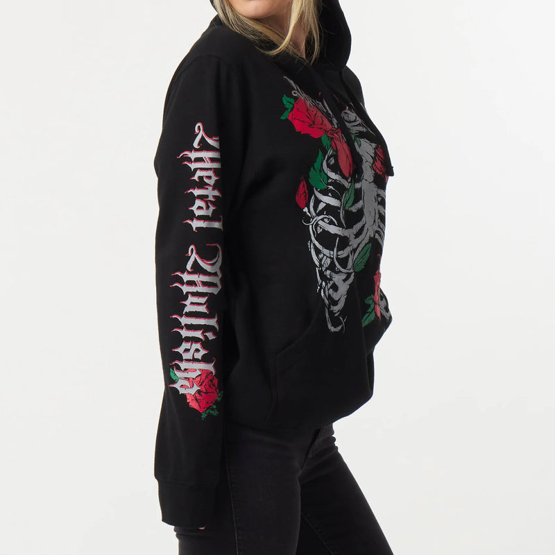 Metal Mulisha Bonez Pullover Womens Heavy Hoody