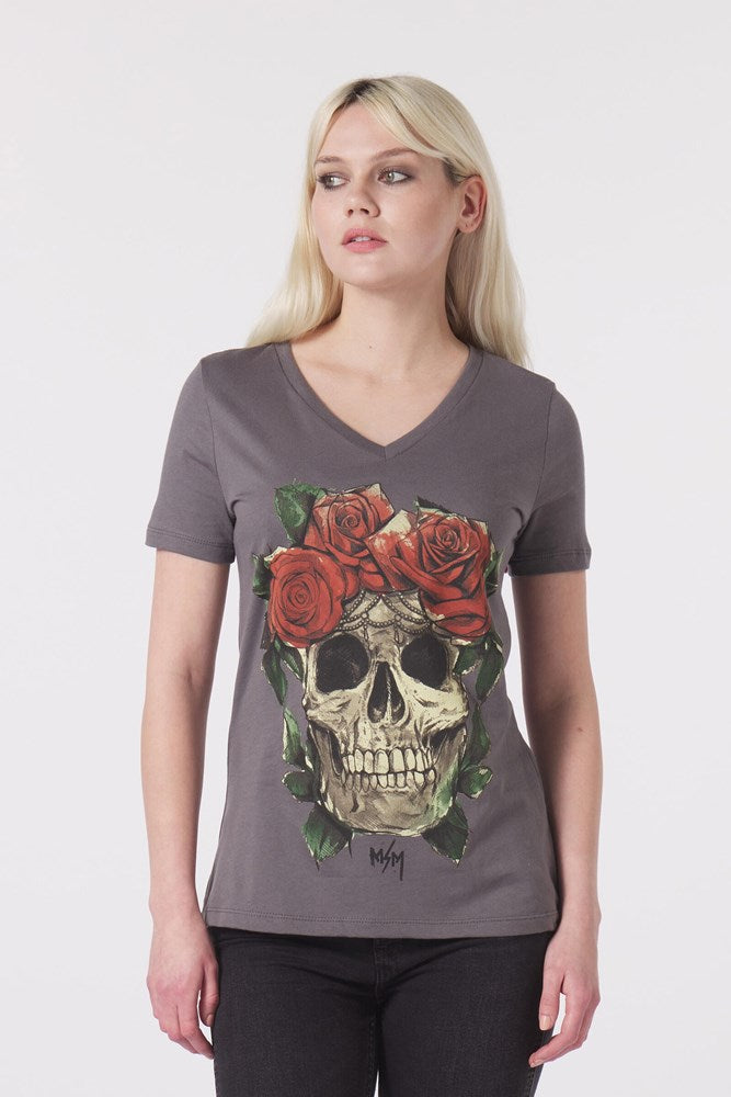 Metal Mulisha Rest Relaxed V-Neck Tee