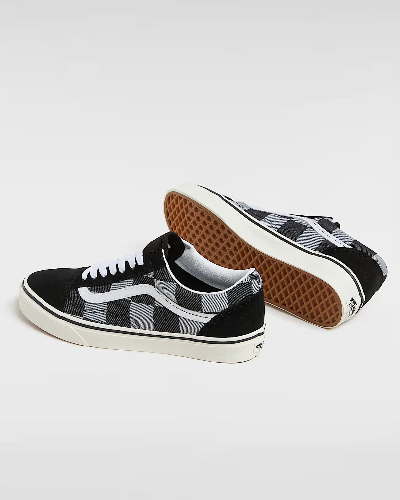 Vans Old Skool Mono Checkerboard - Black