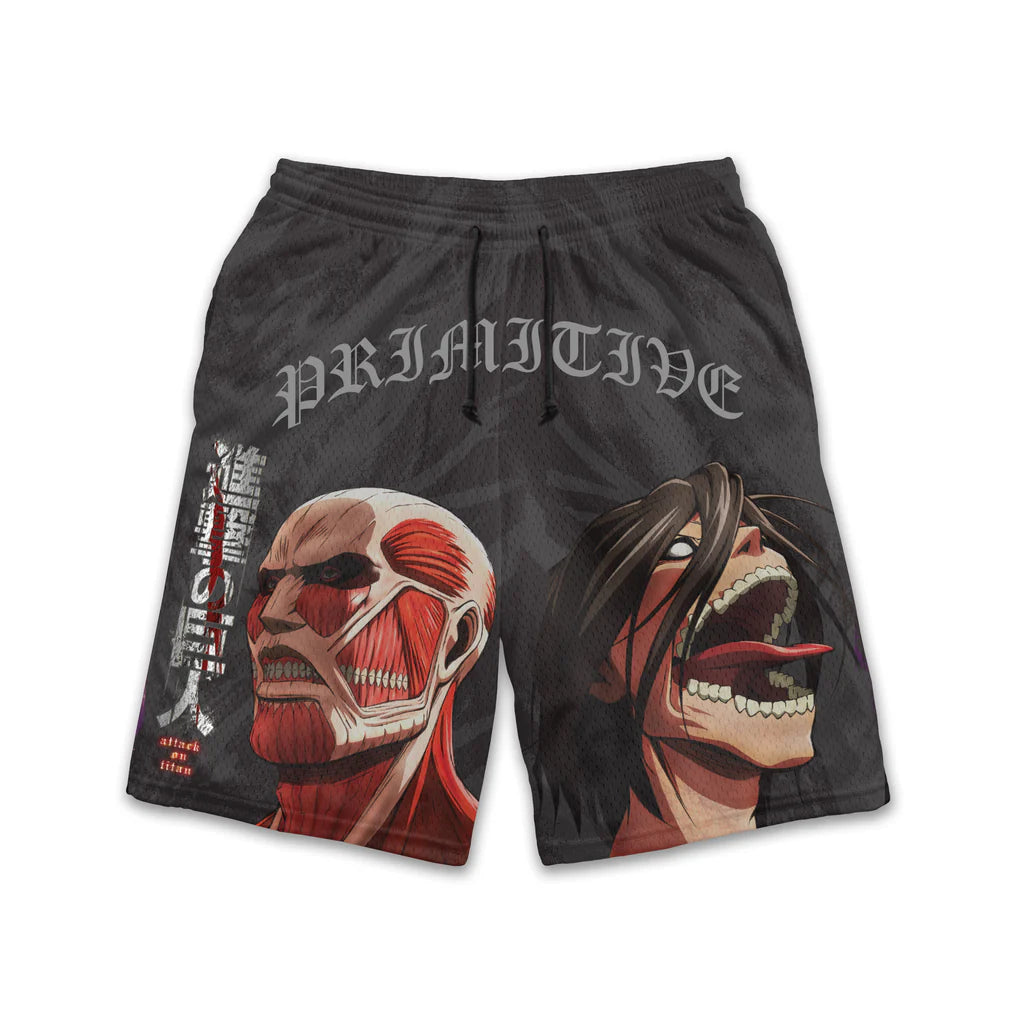 Primitive Titans Mesh Short Black