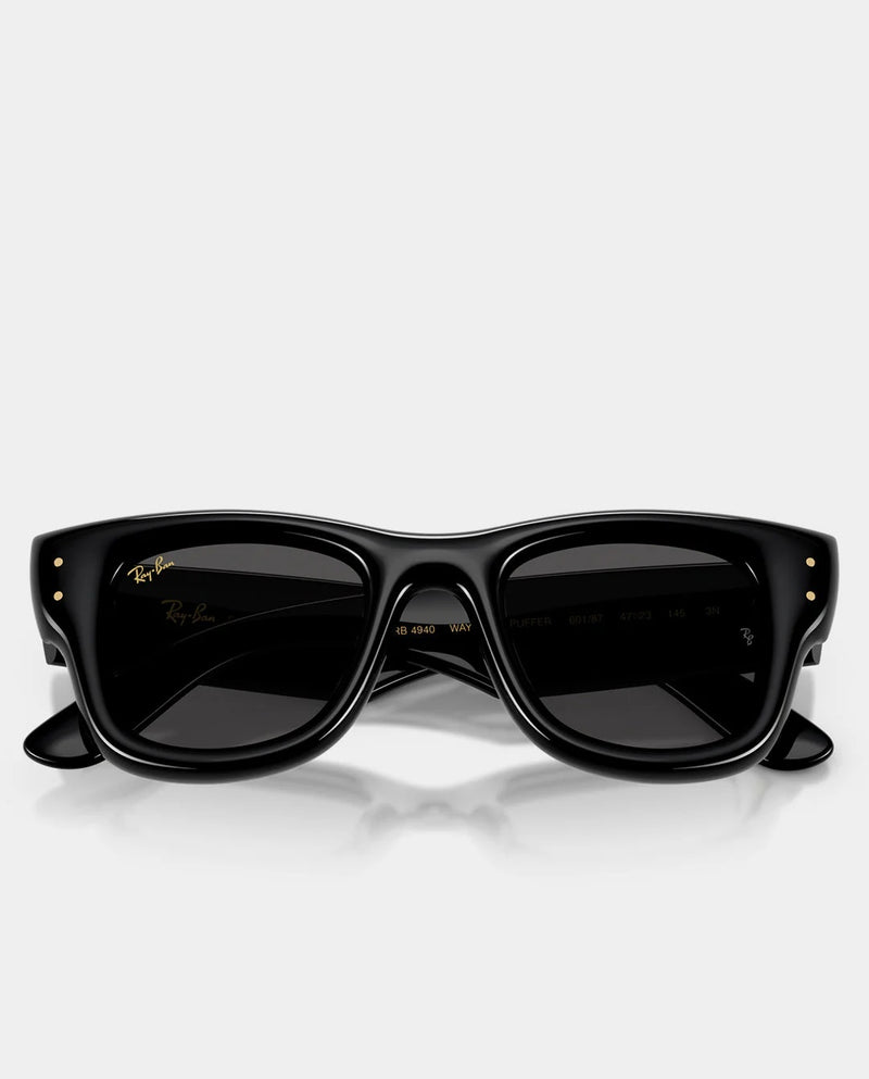 Ray Ban Wayfarer Puffer - Black/Ultra Black Lens