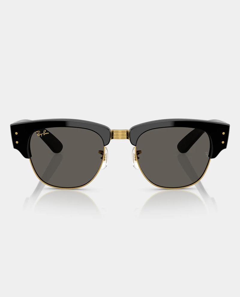 Ray Ban Mega Clubmaster - Black On Gold/Ultra Black Lens