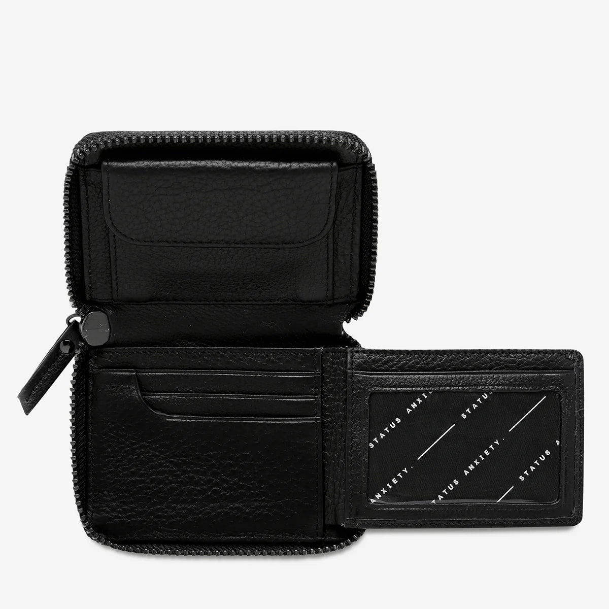 Status Anxiety Wayward Leather Wallet - Black