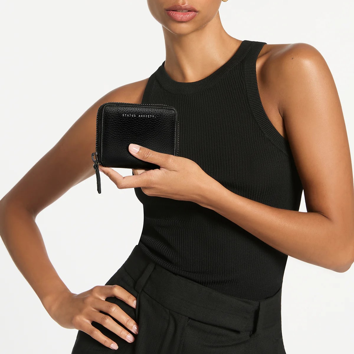Status Anxiety Wayward Leather Wallet - Black