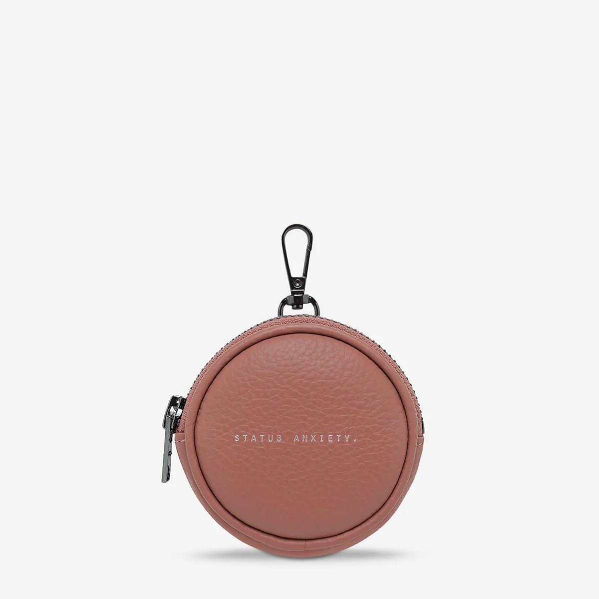 Status Anxiety Go With Me Leather Pouch - Dusty Rose