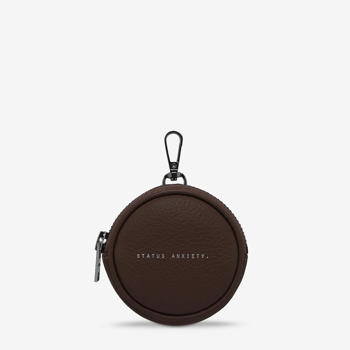 Status Anxiety Go With Me Leather Pouch - Cocoa