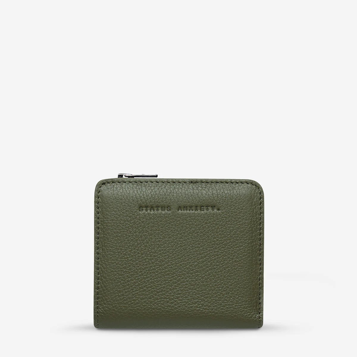 Status Anxiety Sense Of Wonder Leather Wallet - Khaki