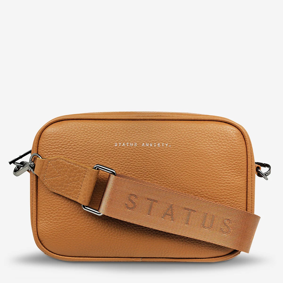 Status Anxiety Plunder With Webbed Strap Bag - Tan