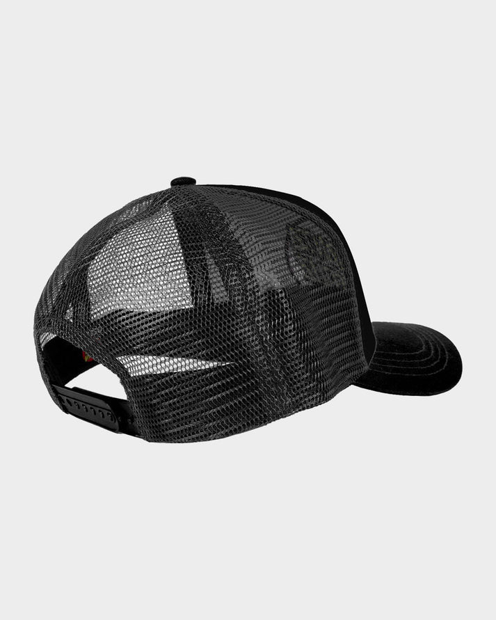 Santa Cruz Classic Dot Boys Trucker Hat Black