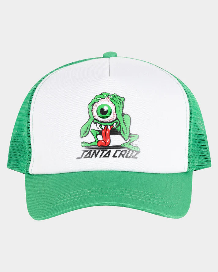 Santa Cruz Eyegore Strip Boys Trucker Cap