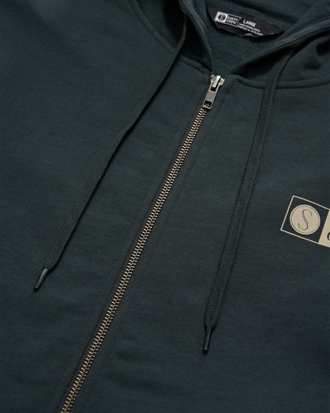 Salty Crew Tailgate Zip Fleece Hood