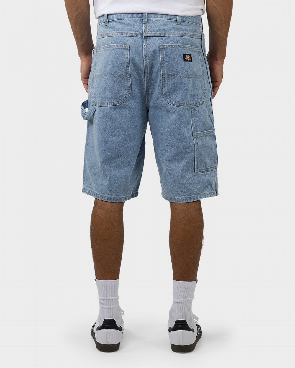 Dickies 11" Relaxed Fit Carpenter Denim Shorts - Light Indigo