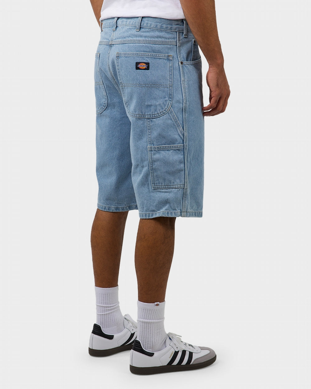 Dickies 11" Relaxed Fit Carpenter Denim Shorts - Light Indigo