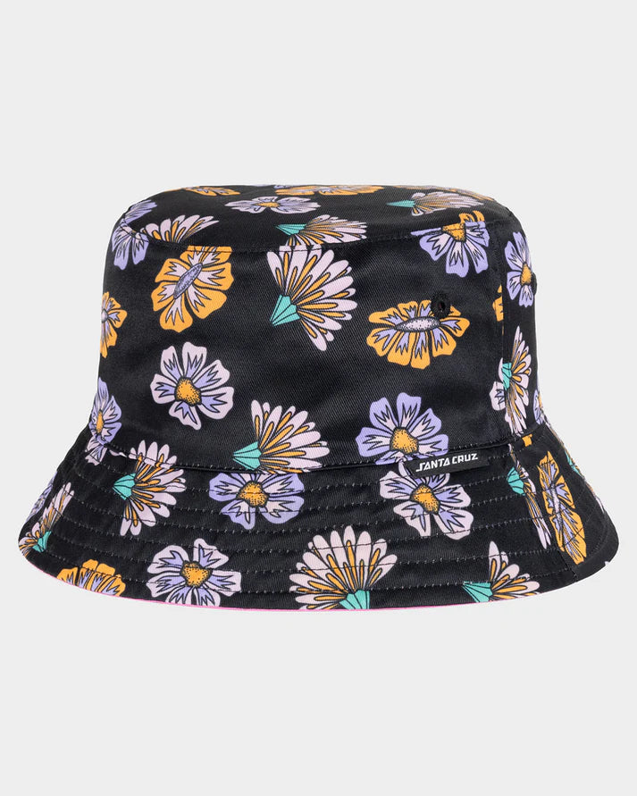 Santa Cruz Field Arch Repeat Girls Reversible Bucket Hat