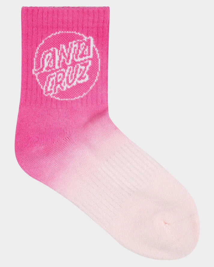 Santa Cruz Opus Dot Mid Girls Socks 2 Pack