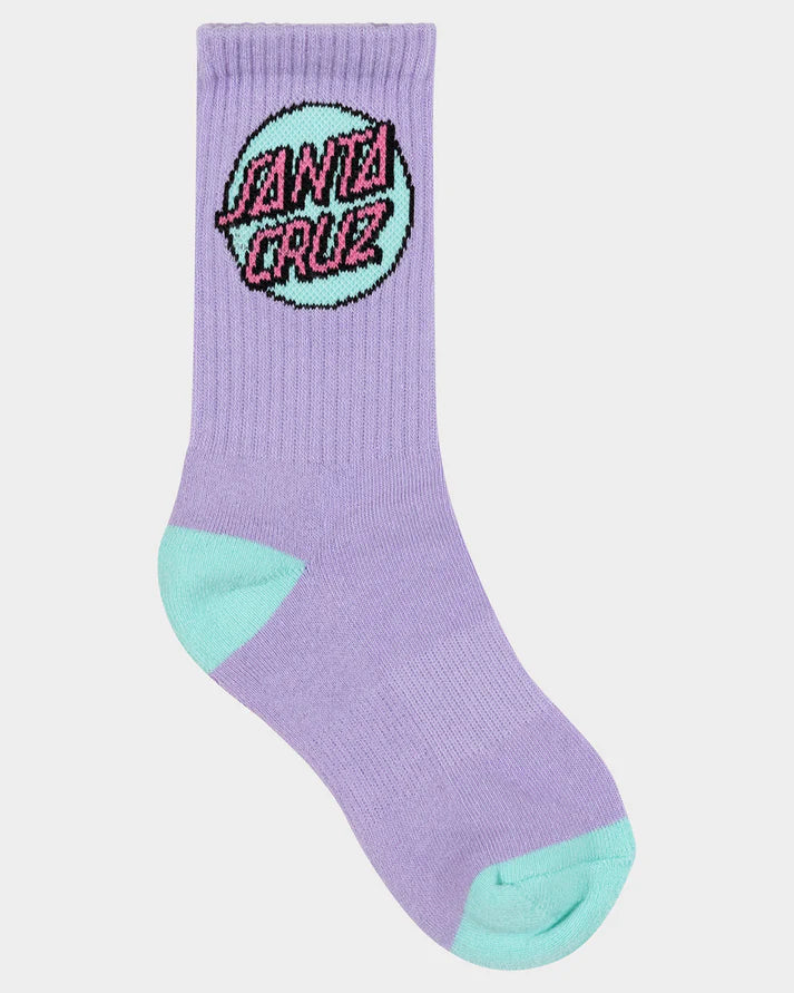 Santa Cruz Other Dot Girls Crew Socks 4 Pack