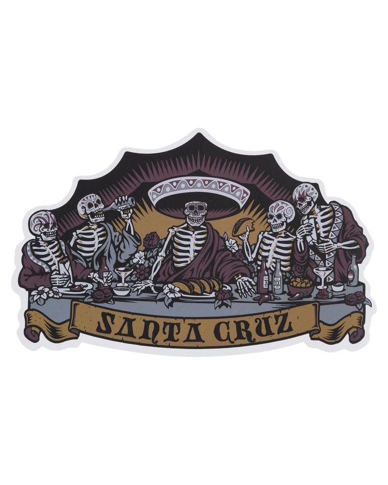 Santa Cruz Guzman Dead Diners Matte Sticker