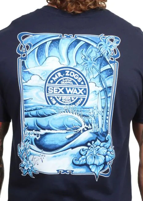 Sex Wax Sunrise Tee - Navy