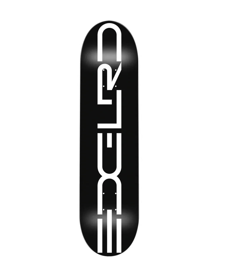 EDGLRD TECH SCRIP BLACK/WHITE DECK 8.5"