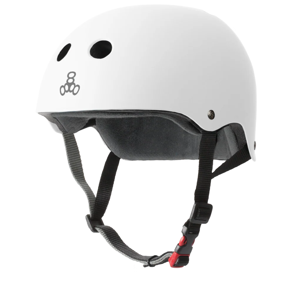 Triple 8 THE Certified Helmet SS - Matte White