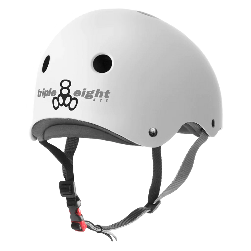 Triple 8 THE Certified Helmet SS - Matte White