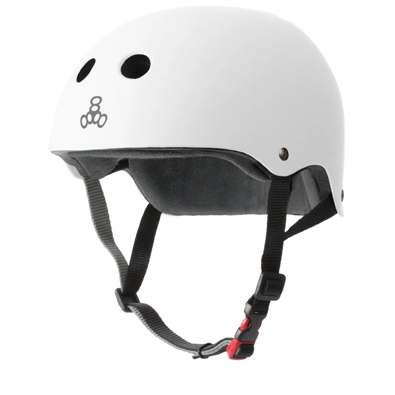 Triple 8 THE Certified Helmet SS - Matte White