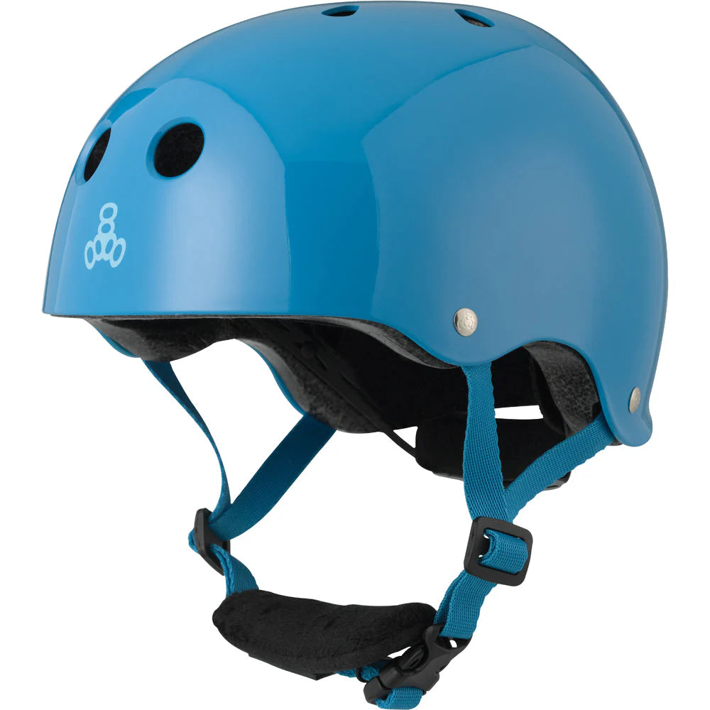 Triple 8 Lil 8 Certified Kids Helmet - Blue Gloss