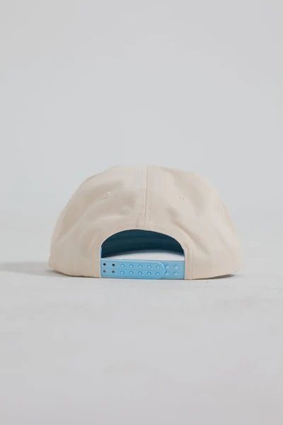 Crate Scripted 1/2 Cord Snapback - Tofu/Light Blue