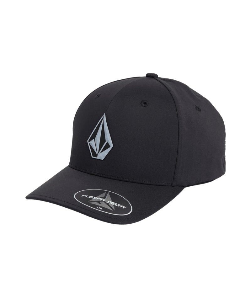 Volcom Stone Tech Flexfit Delta Hat - Black