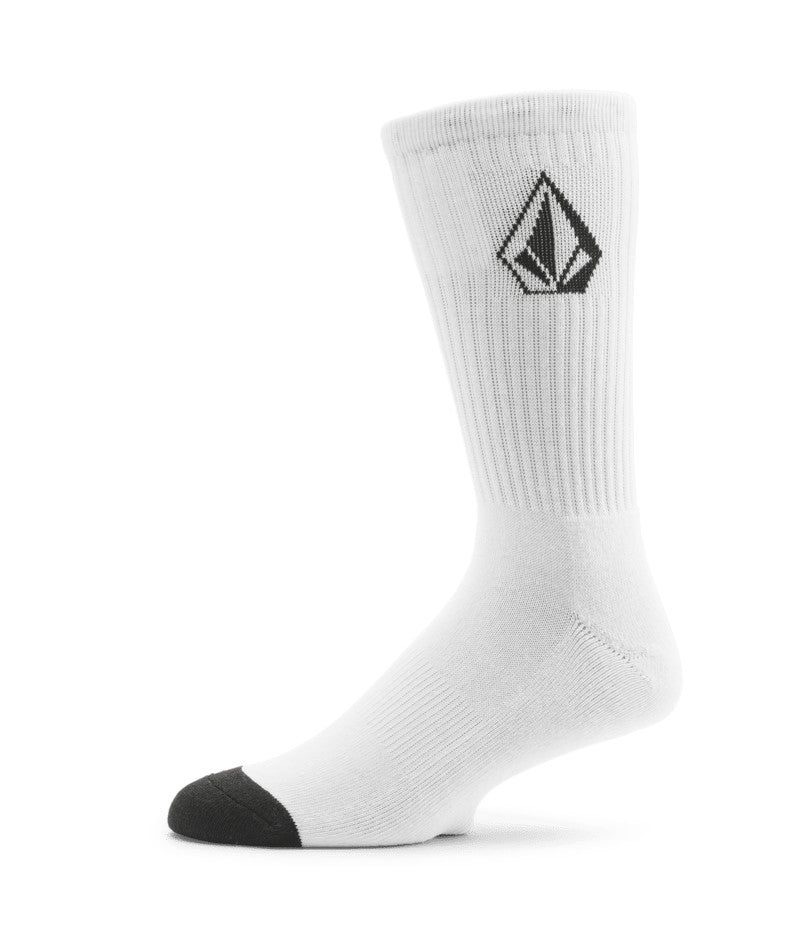 Volcom Full Stone Sock 3 Pack - White