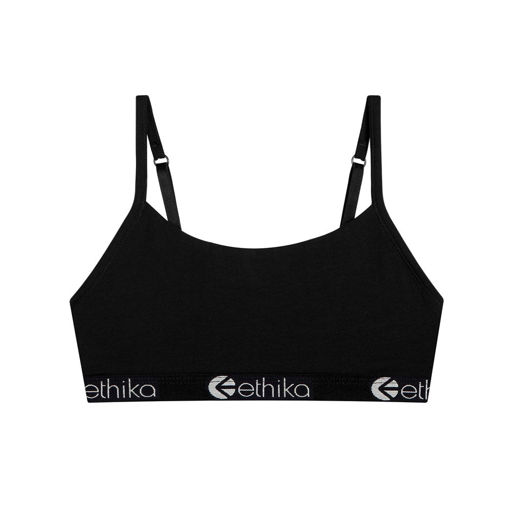 Ethika Midnight Black Girls Pullover Bra