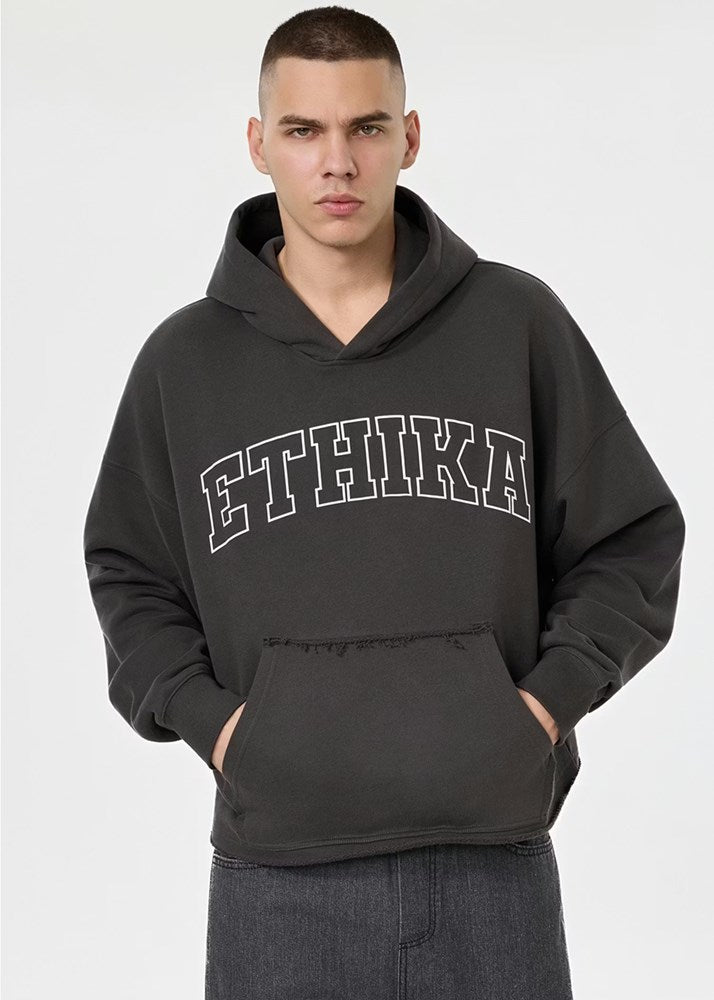 Ethika Unisex Comfort Alan Hoodie - Black