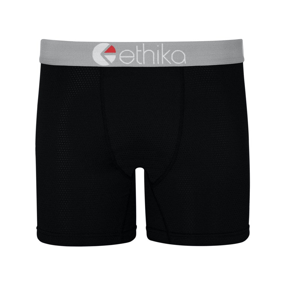 Ethika Mens Micromesh Black Mid