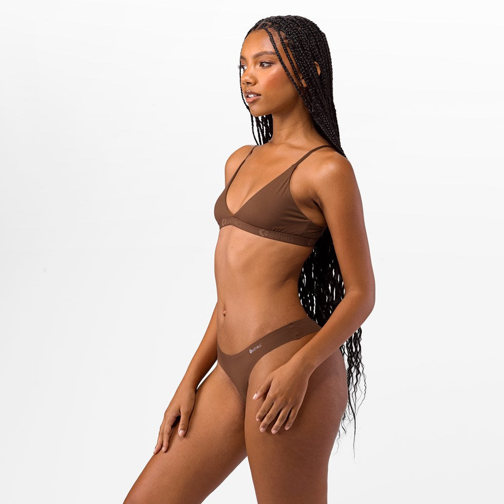 Ethika Seamless Thong - Truffle