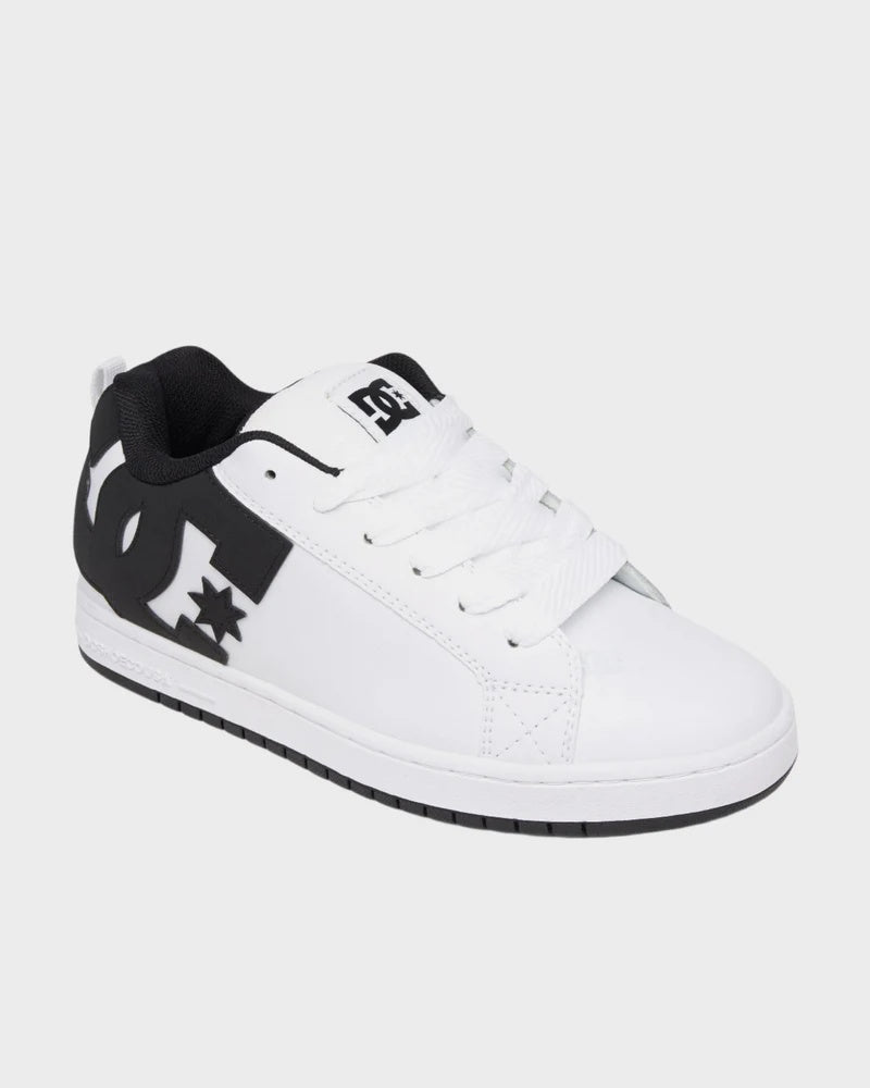 DC Court Graffik - White/Black/Black