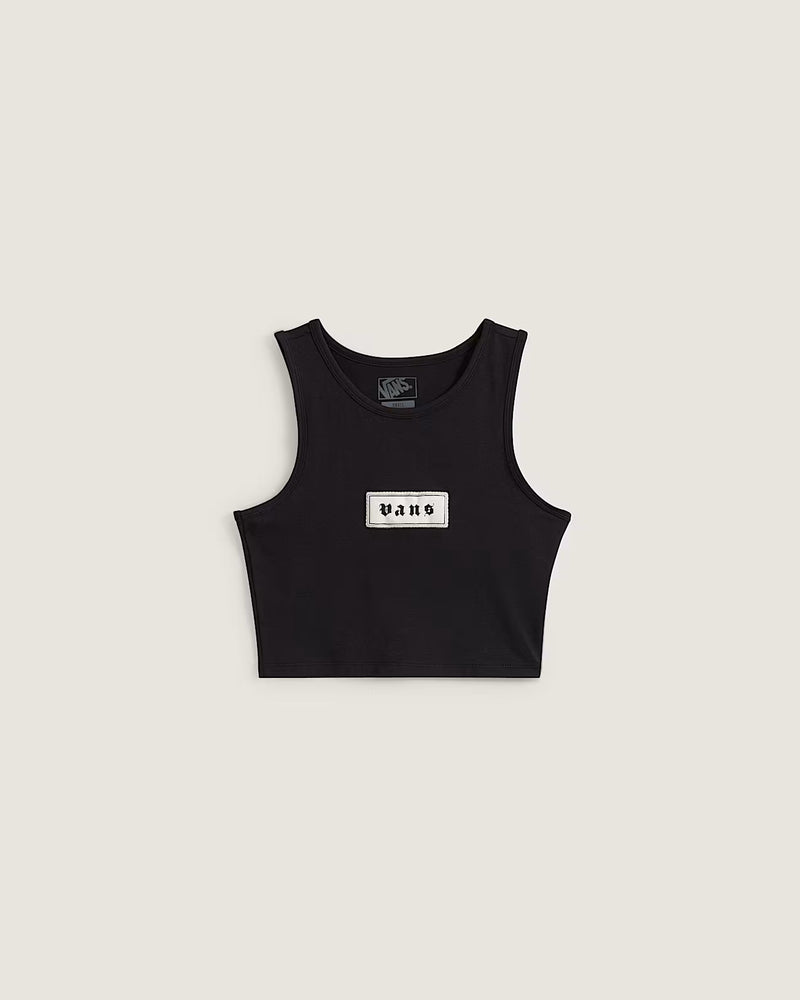 Vans Upworn Fitted Crop Tank - Black