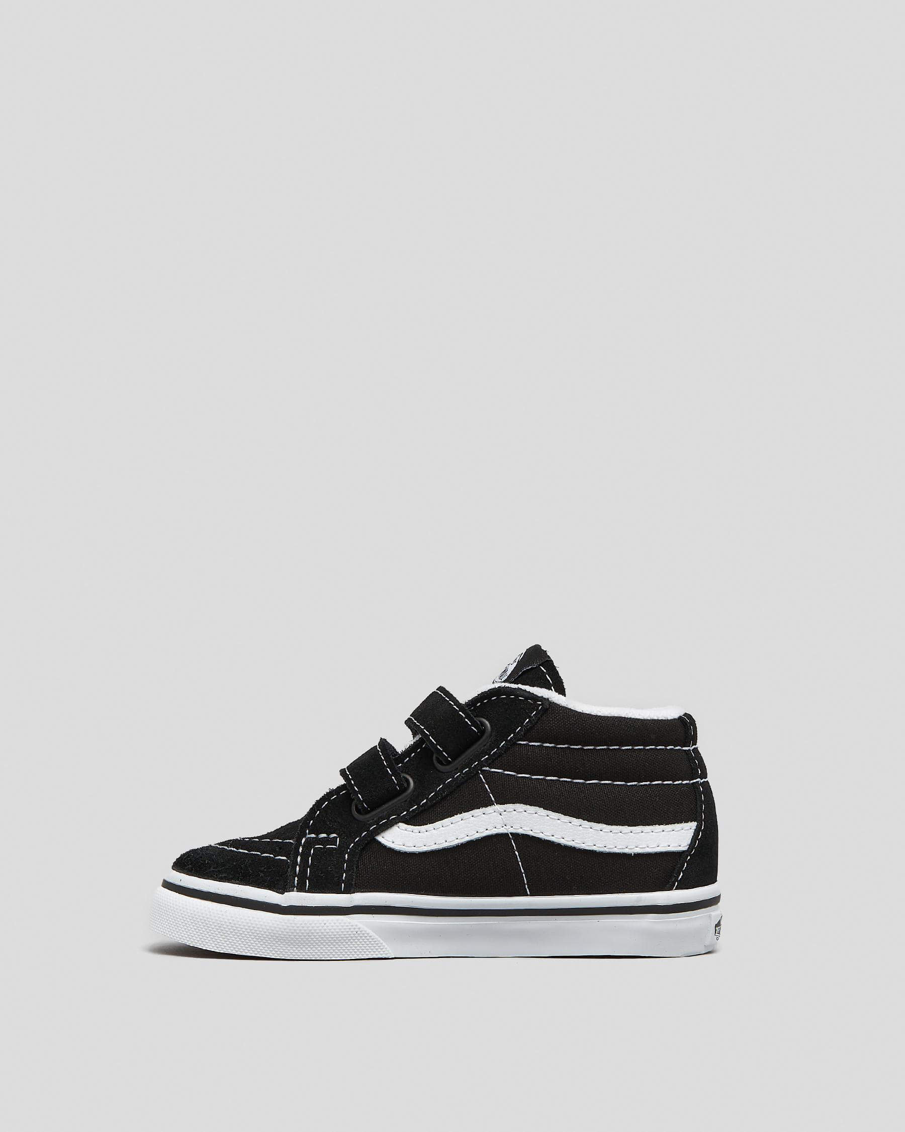 Vans Sk8-Mid V Toddlers Reissue - Black/True White