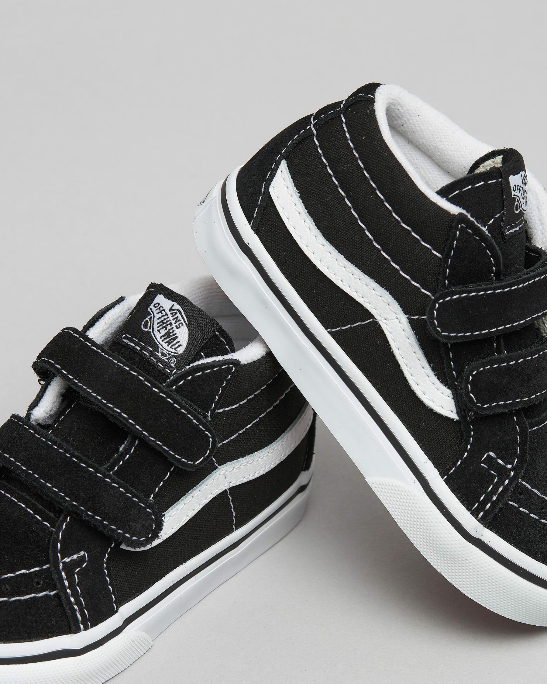 Vans Sk8-Mid V Toddlers Reissue - Black/True White
