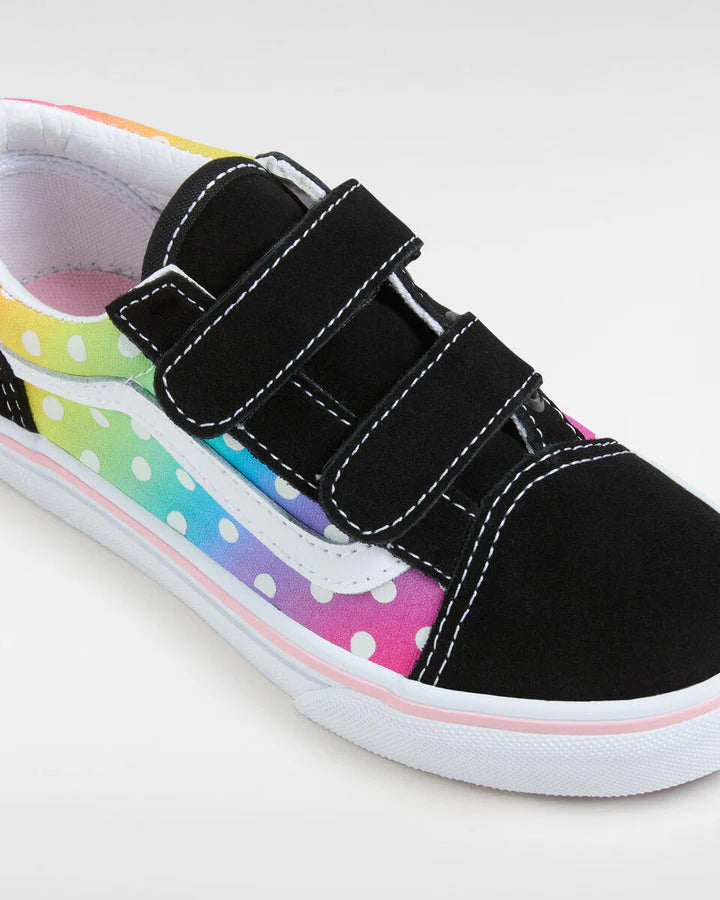 Vans Old Skool V Kids - Glow Rainbow Black/Multi